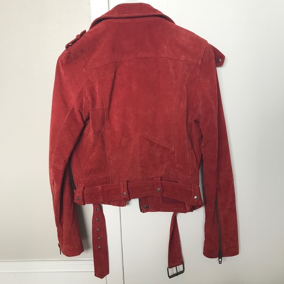 Red Suede Jacket - Picture 3 of 7